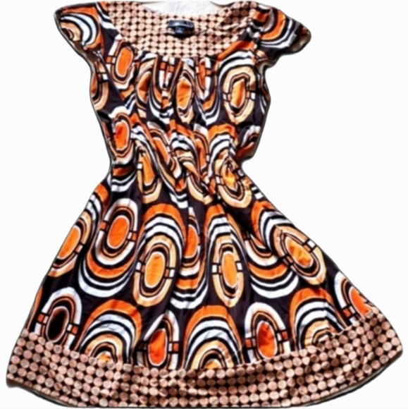 👍Vibrant Geometric Boho Dress - Picture 1 of 13